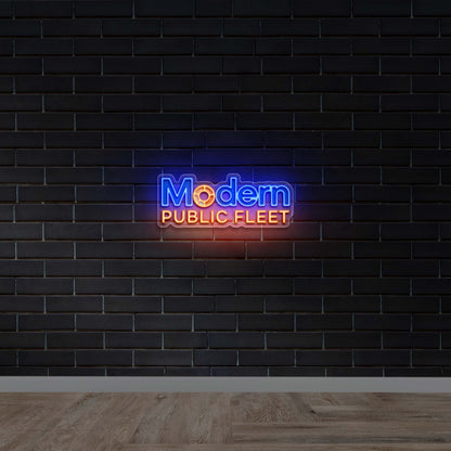 MODERN PUBLIC FLEET - Premium Neon Artwork