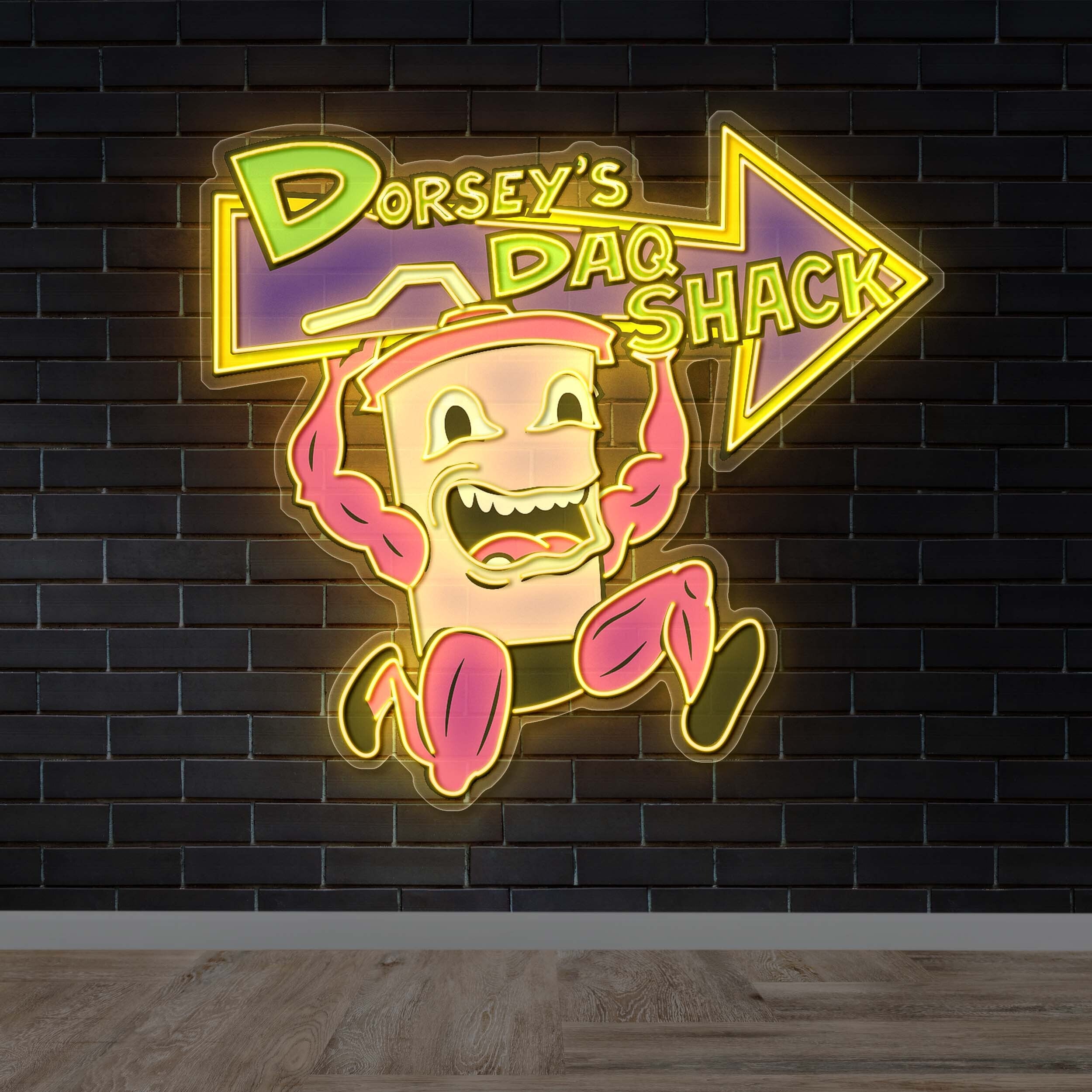 Dorsey’s Daq Shack - Premium Neon Artwork