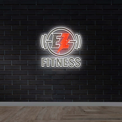 E Fitness - Premium Neon Artwork