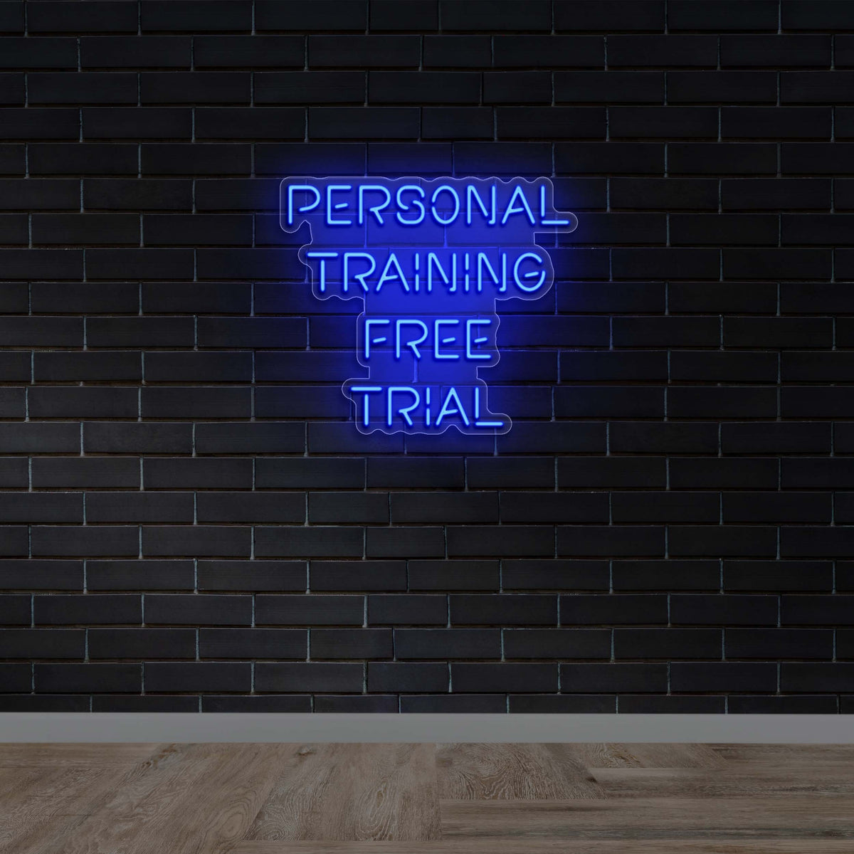 Personal Training Free Trial - Premium Neon Artwork