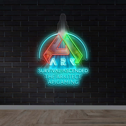 ARK SURVIVAL ASCENDED - Premium Neon Artwork