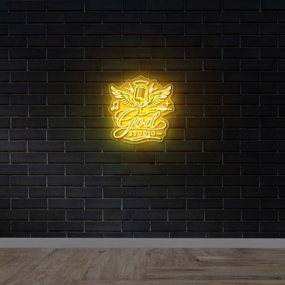 God Studio - Premium Neon Artwork