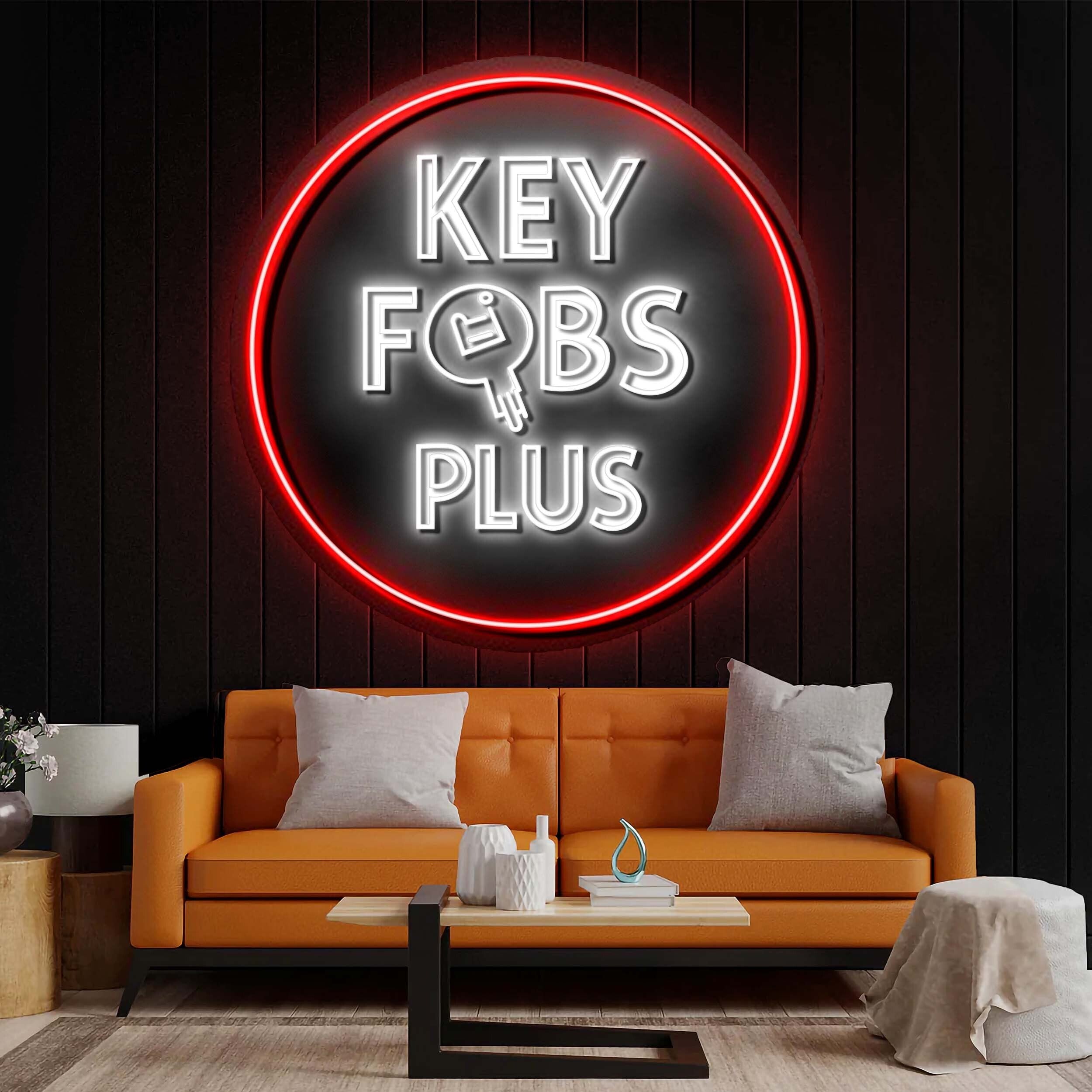 KEY FOBS PLUS - Premium Neon Artwork