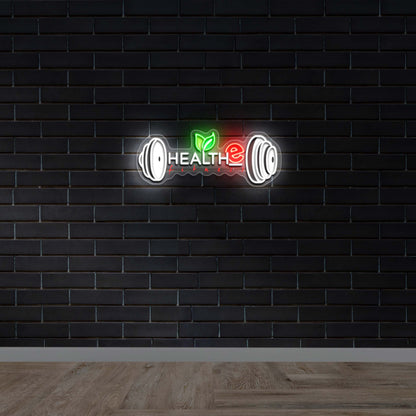 HEALTH e - Premium Neon Artwork
