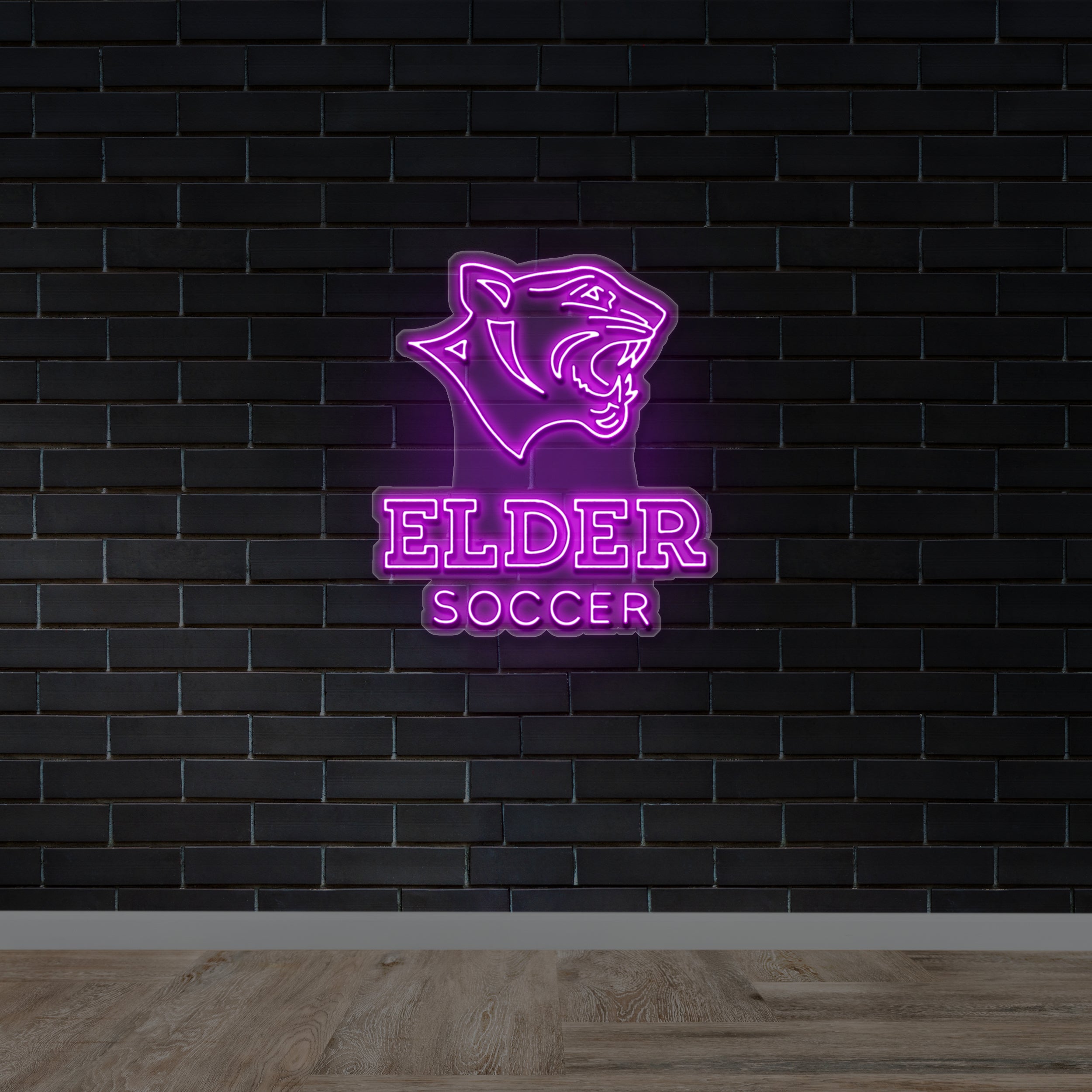 ELDER SOCCER - Premium Neon Artwork