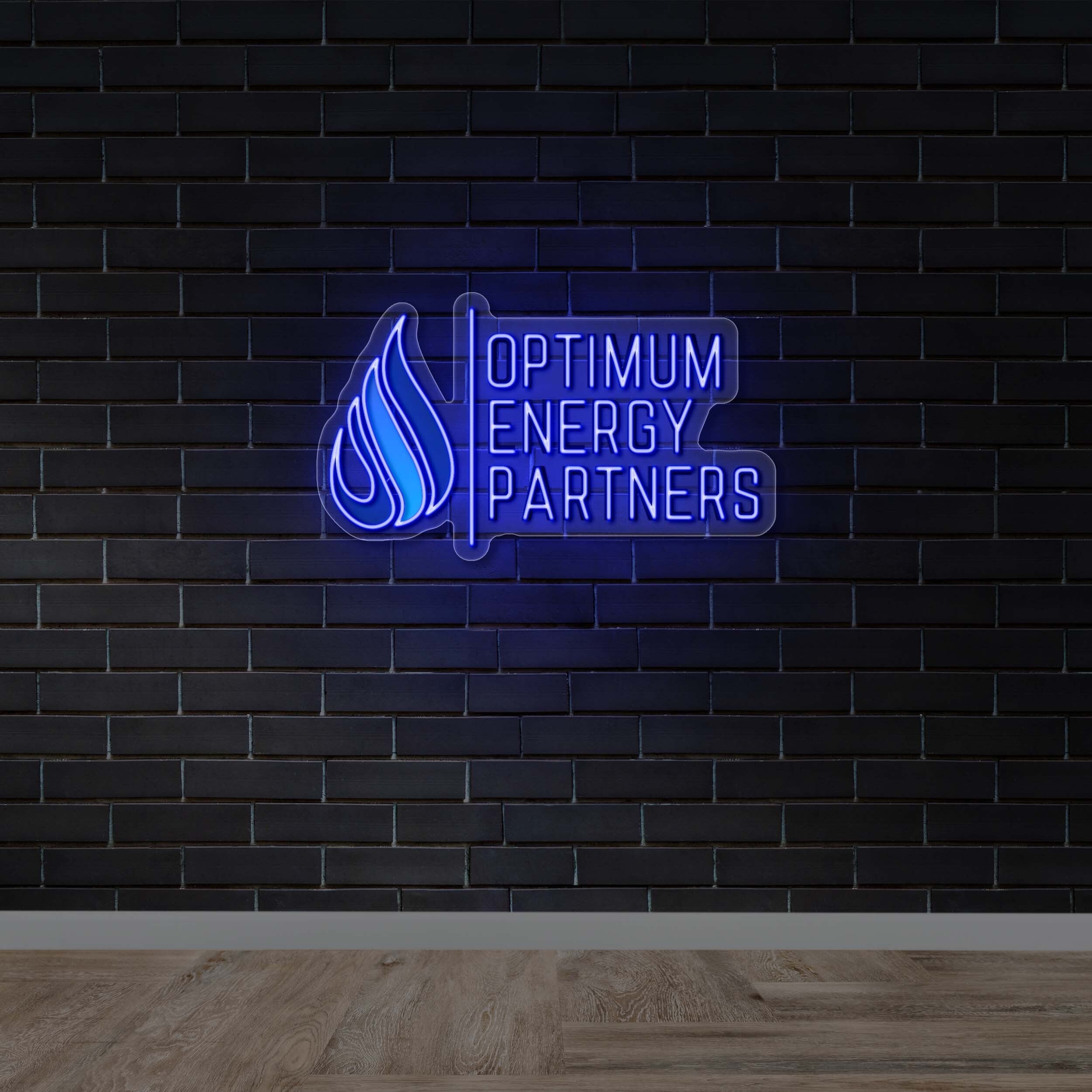 OPTIMUM ENERGY PARTNERS - Premium Neon Artwork