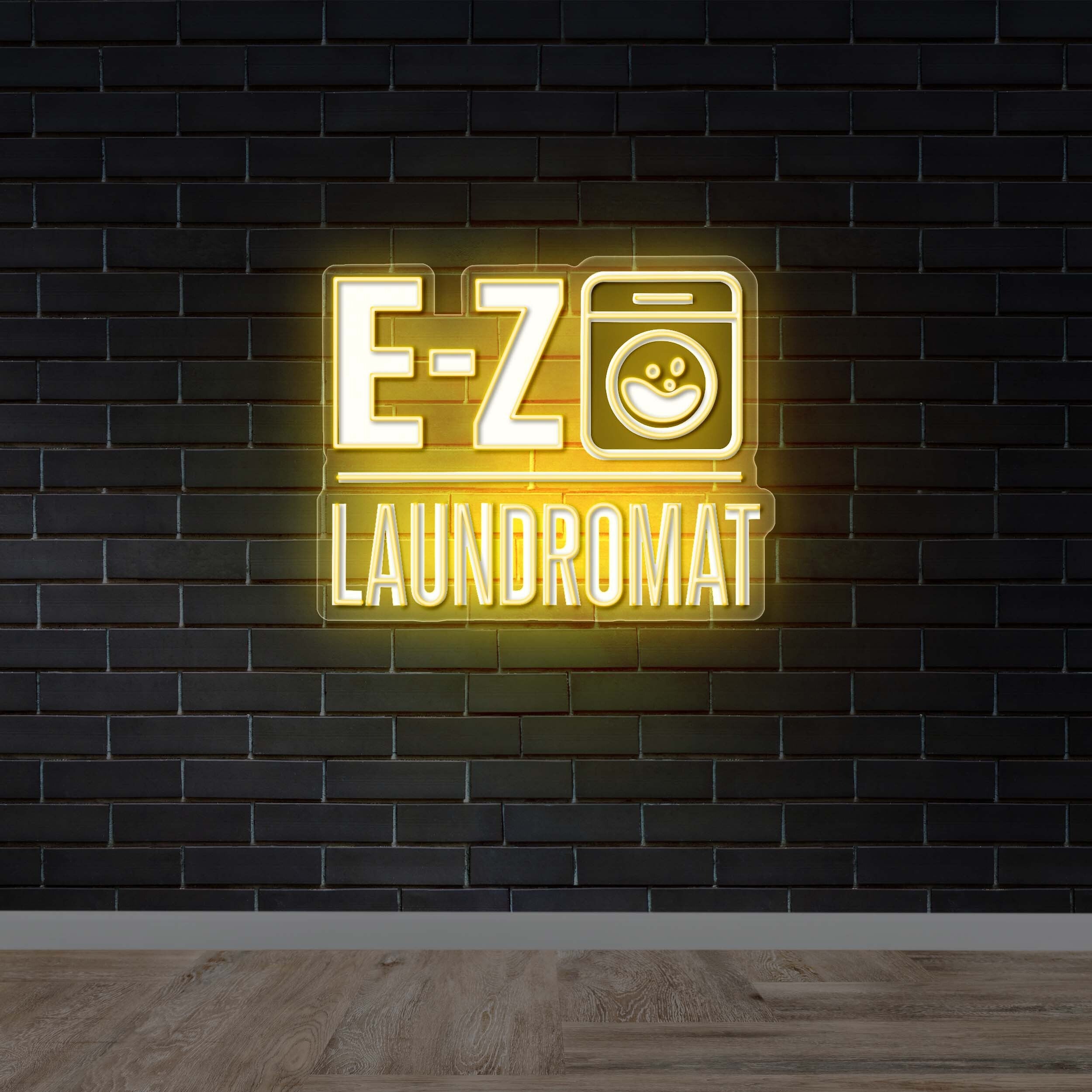 E-Z LAUNDROMAT - Premium Neon Artwork