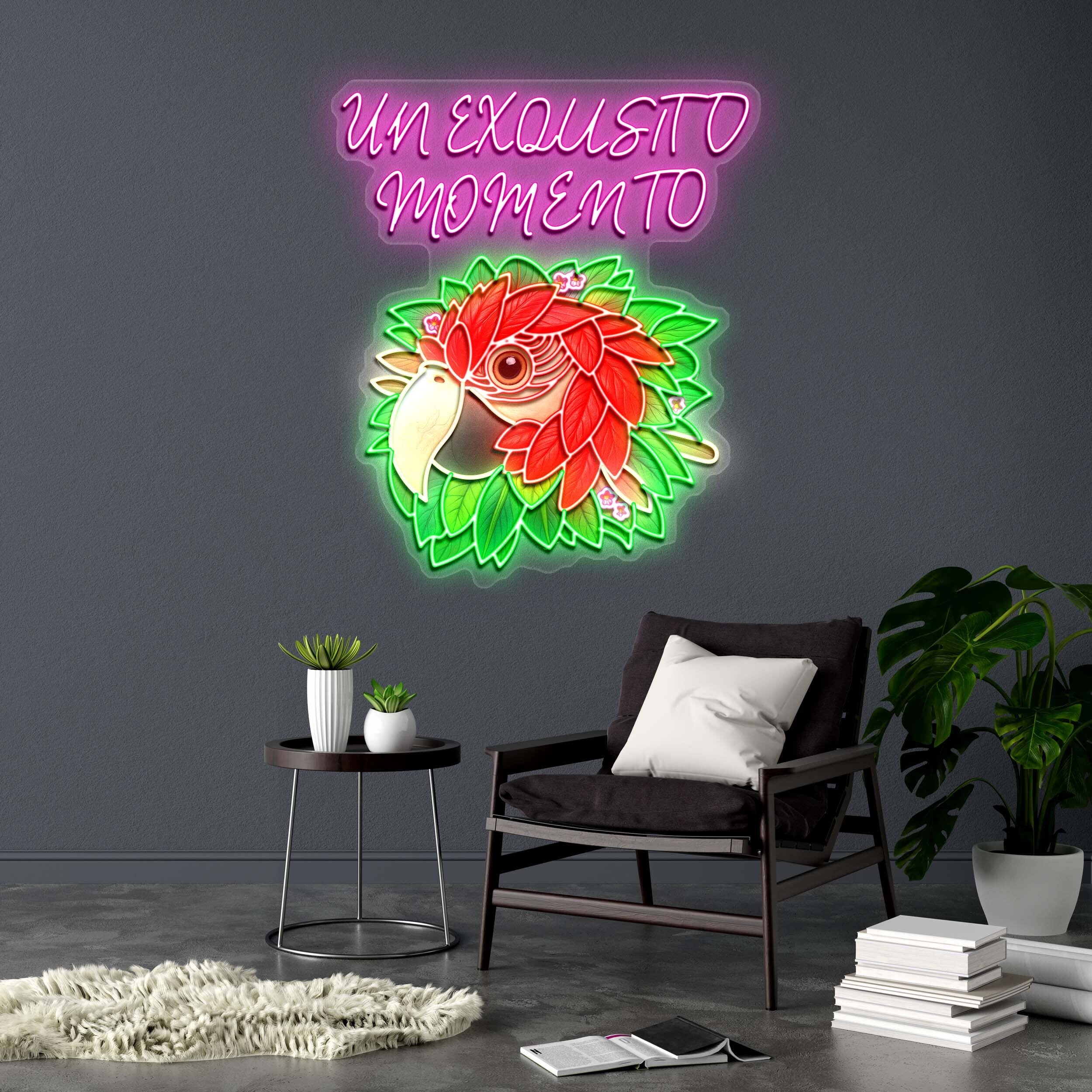 UNEXQUSITO MOMENTO - Premium Neon Artwork