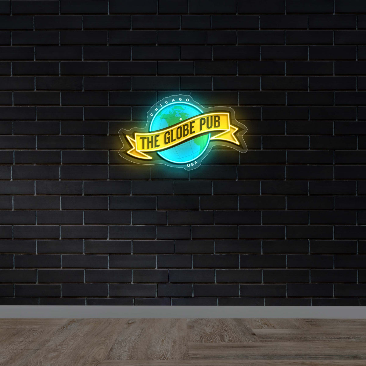 The Globe Pub - Premium Neon Artwork