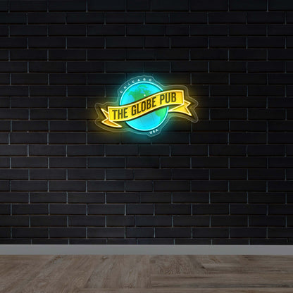 The Globe Pub - Premium Neon Artwork