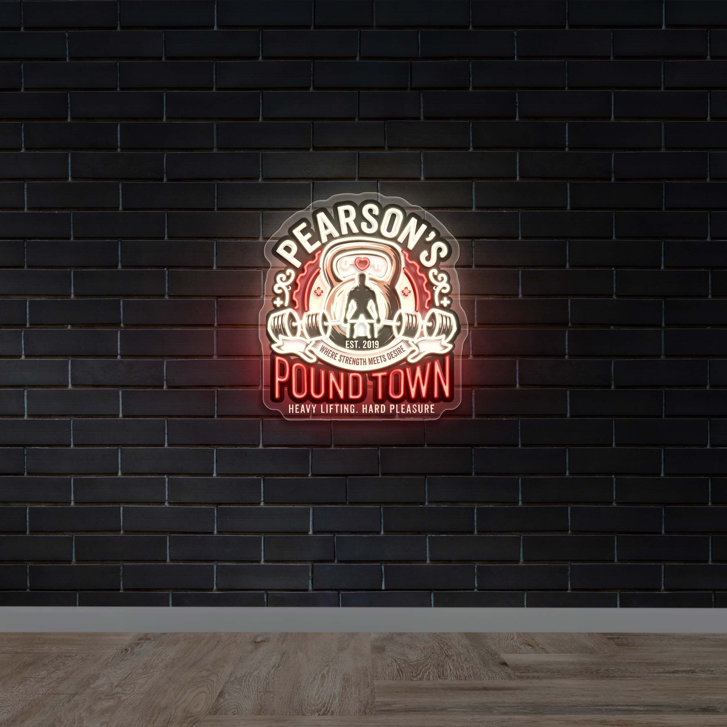 Pearson’s Pound Town - Premium Neon Artwork