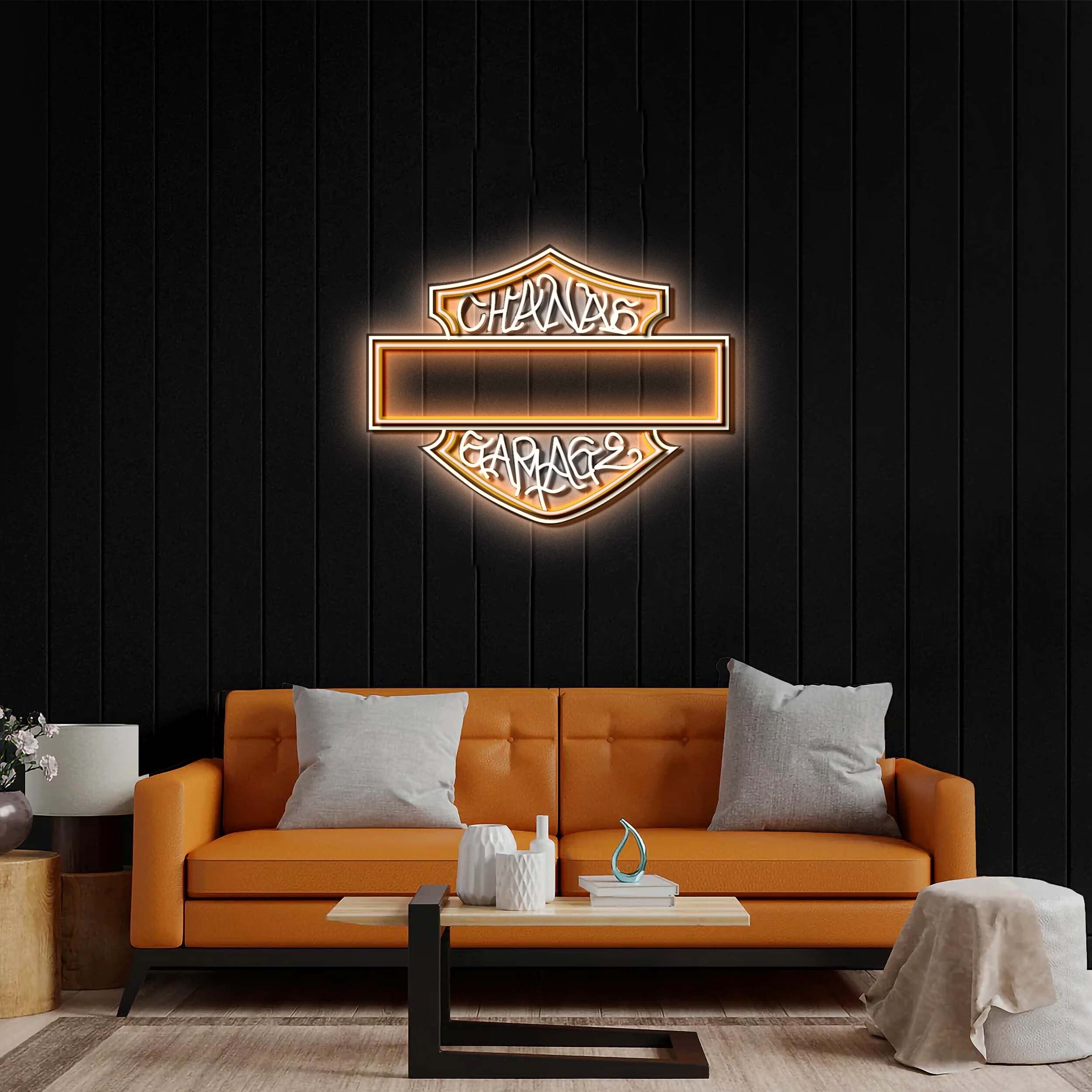 CHANA'S GARAGE - Premium Neon Artwork