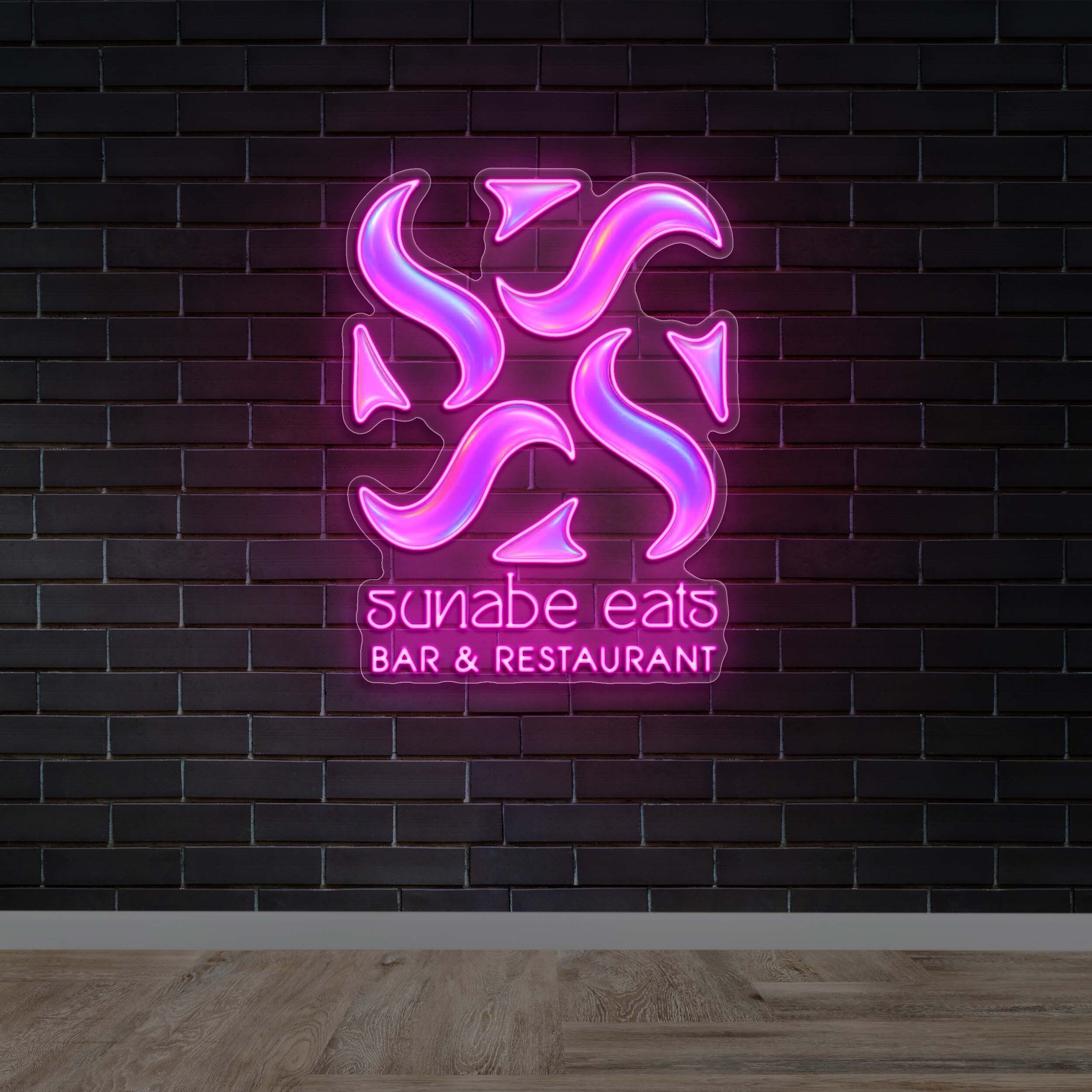 Sunabe Eats - Premium Neon Artwork
