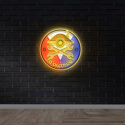 TD OUTPOST - Premium Neon Artwork