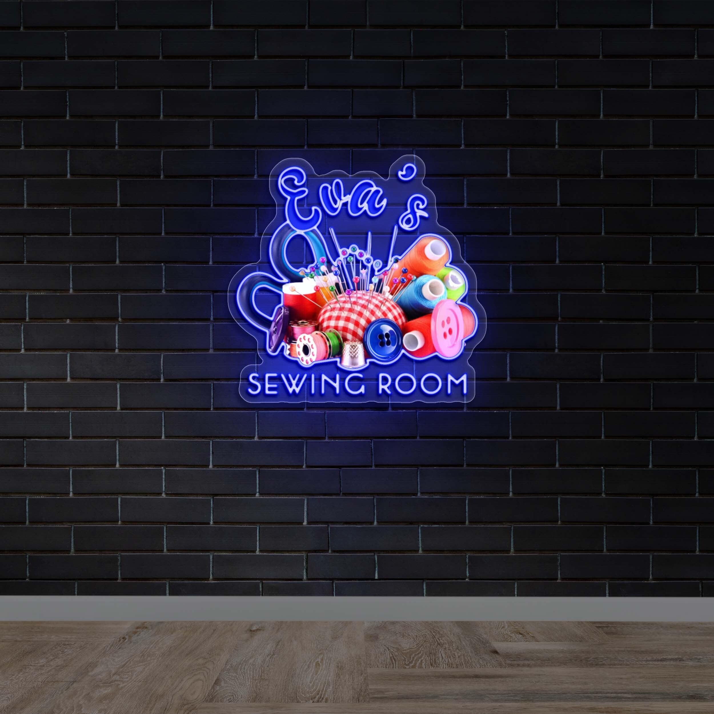 Eva's SEWING ROOM - Premium Neon Artwork