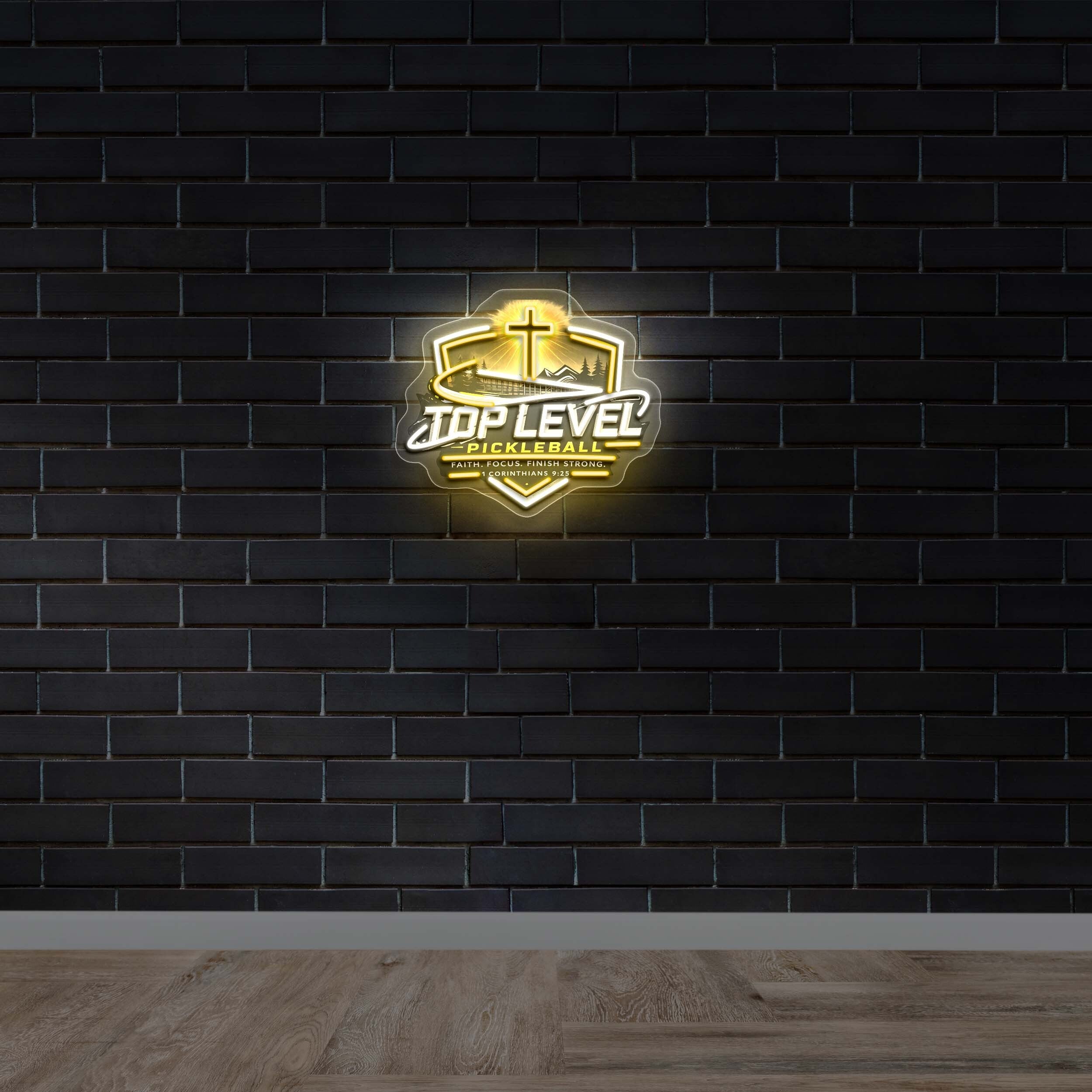 TOP LEVEL - Premium Neon Artwork
