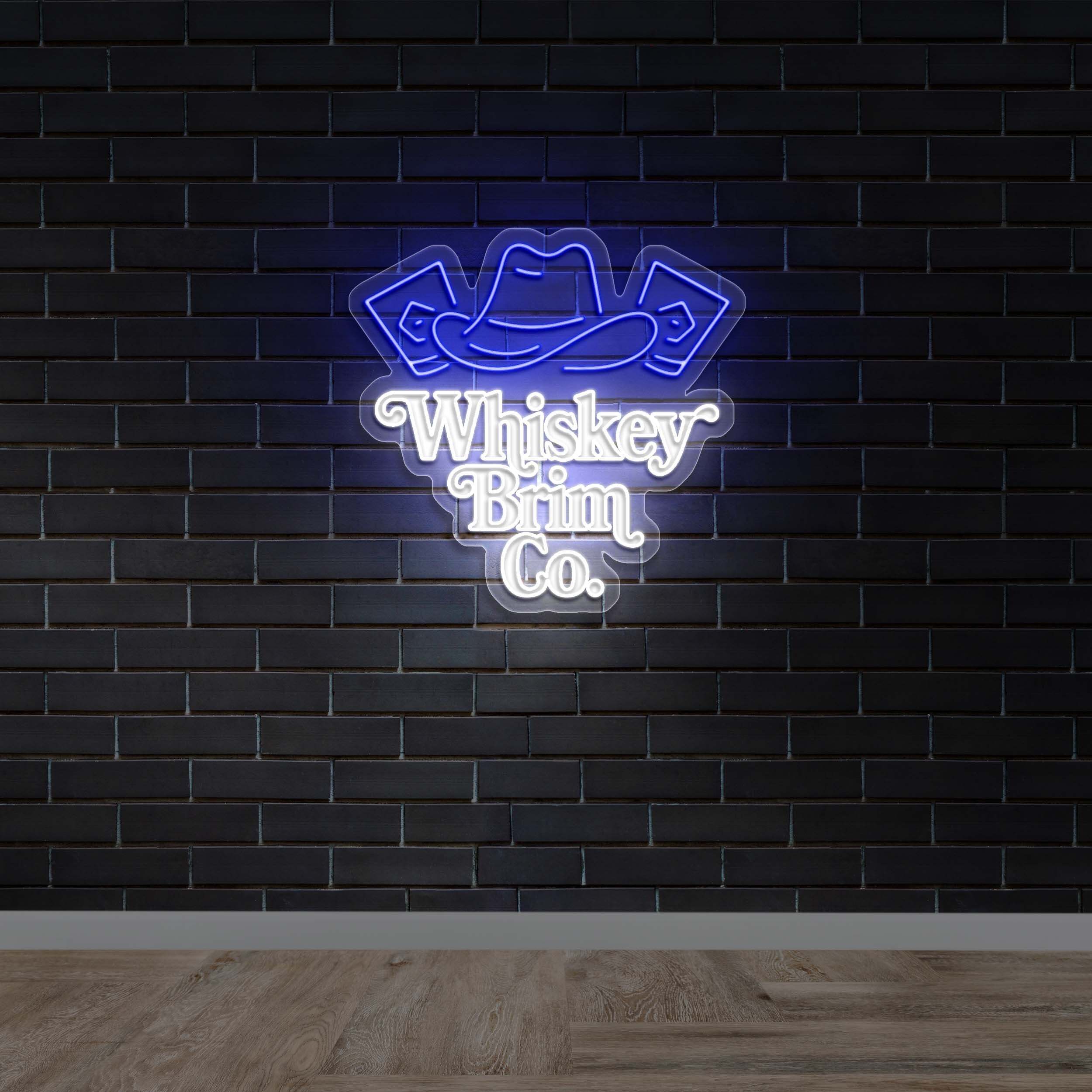 Whiskey Brim Co. - Premium Neon Artwork
