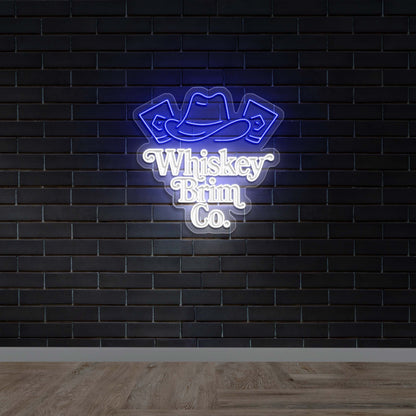 Whiskey Brim Co. - Premium Neon Artwork