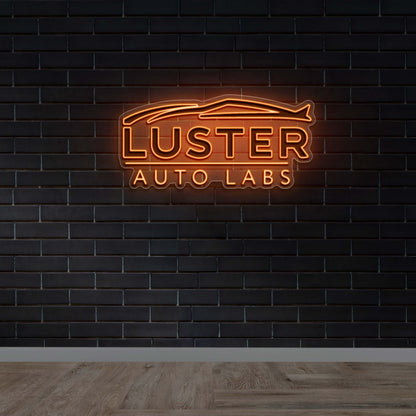 Luster Auto Labs - Premium Neon Artwork