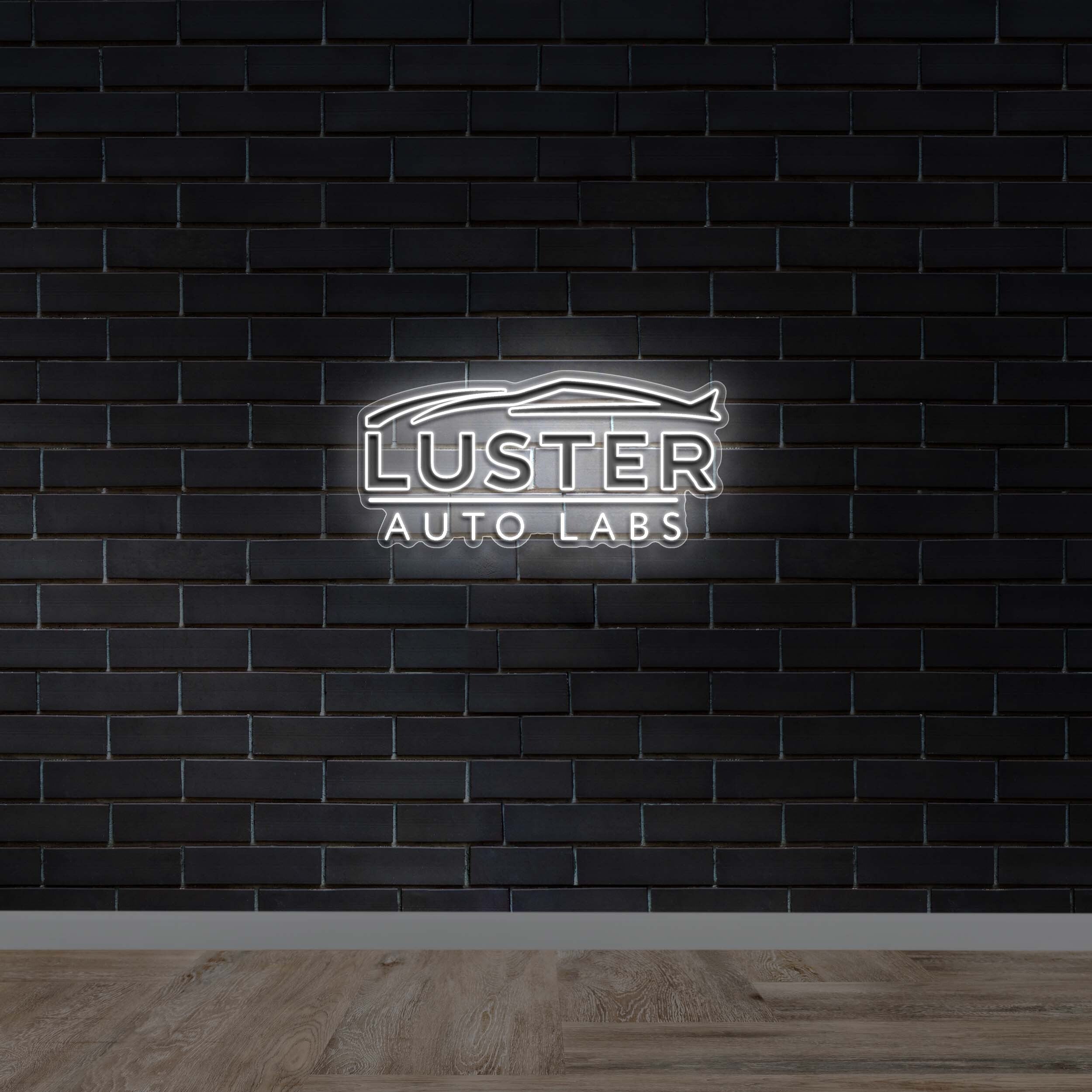 Luster Auto Labs - Premium Neon Artwork