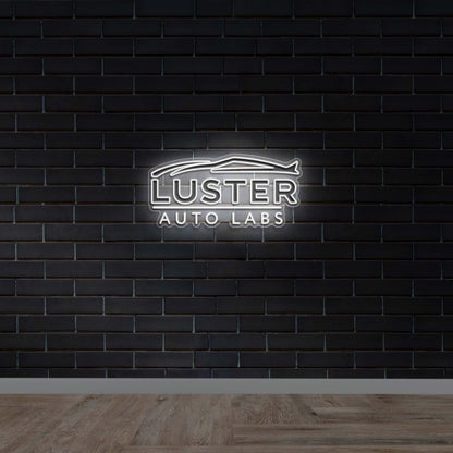 Luster Auto Labs - Premium Neon Artwork