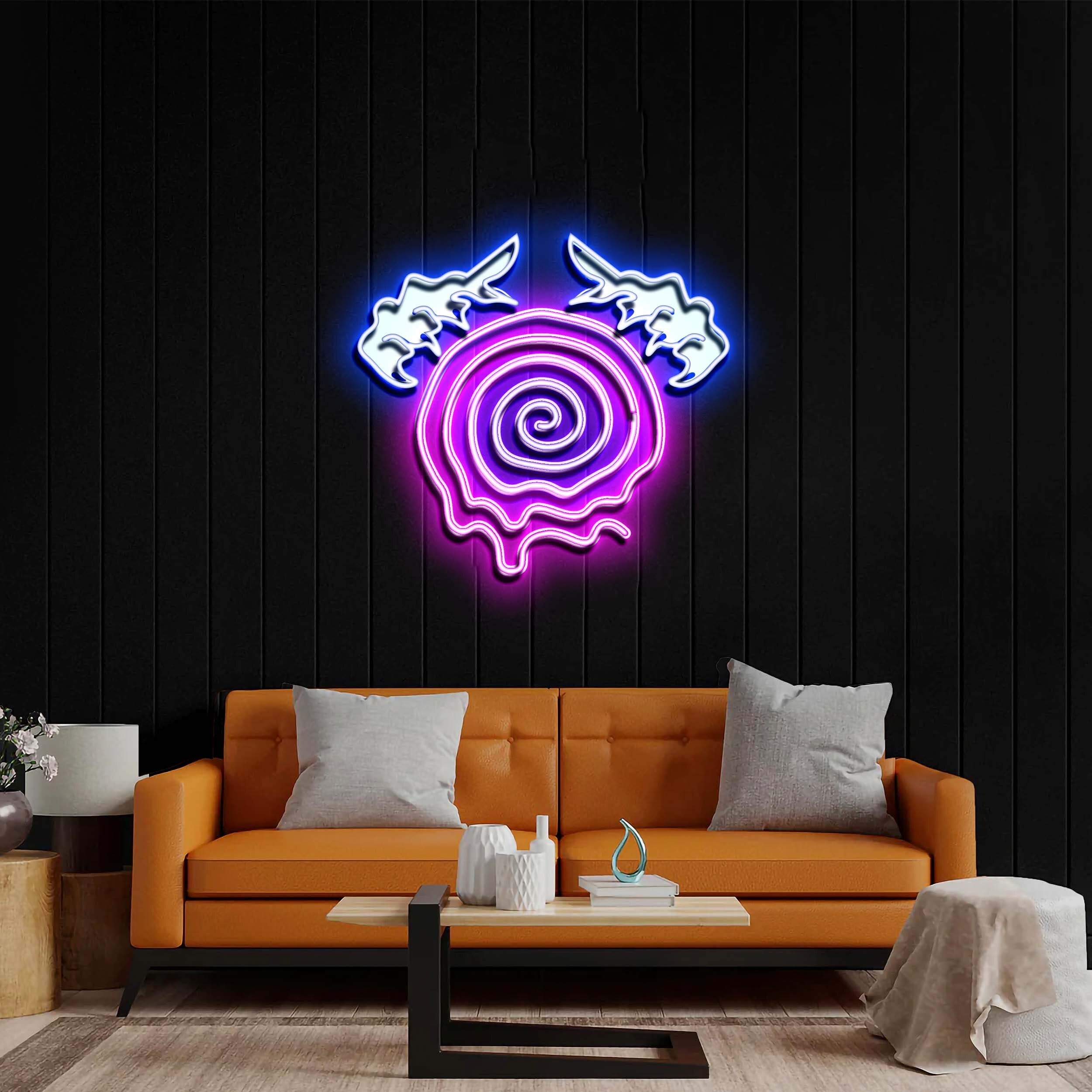 Neon Spiral - Premium Neon Artwork