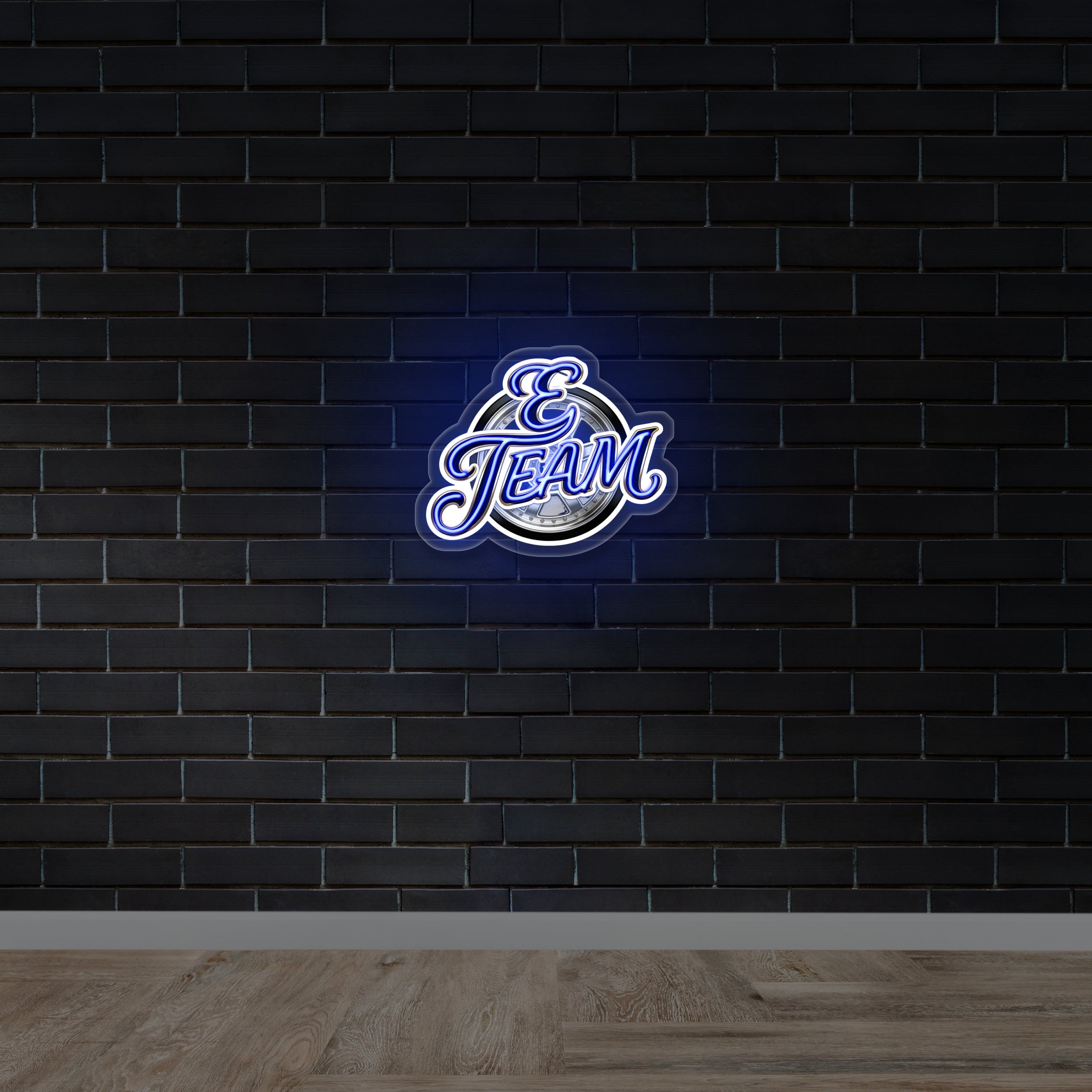 E Team - Premium Neon Artwork