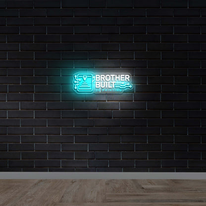Brother Built - Premium Neon Artwork