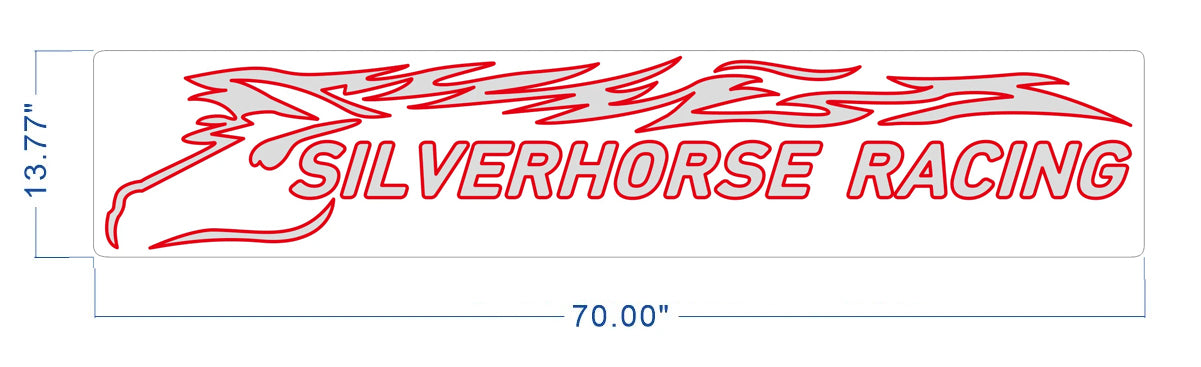 SilverHorse Racing - Premium Neon Artwork