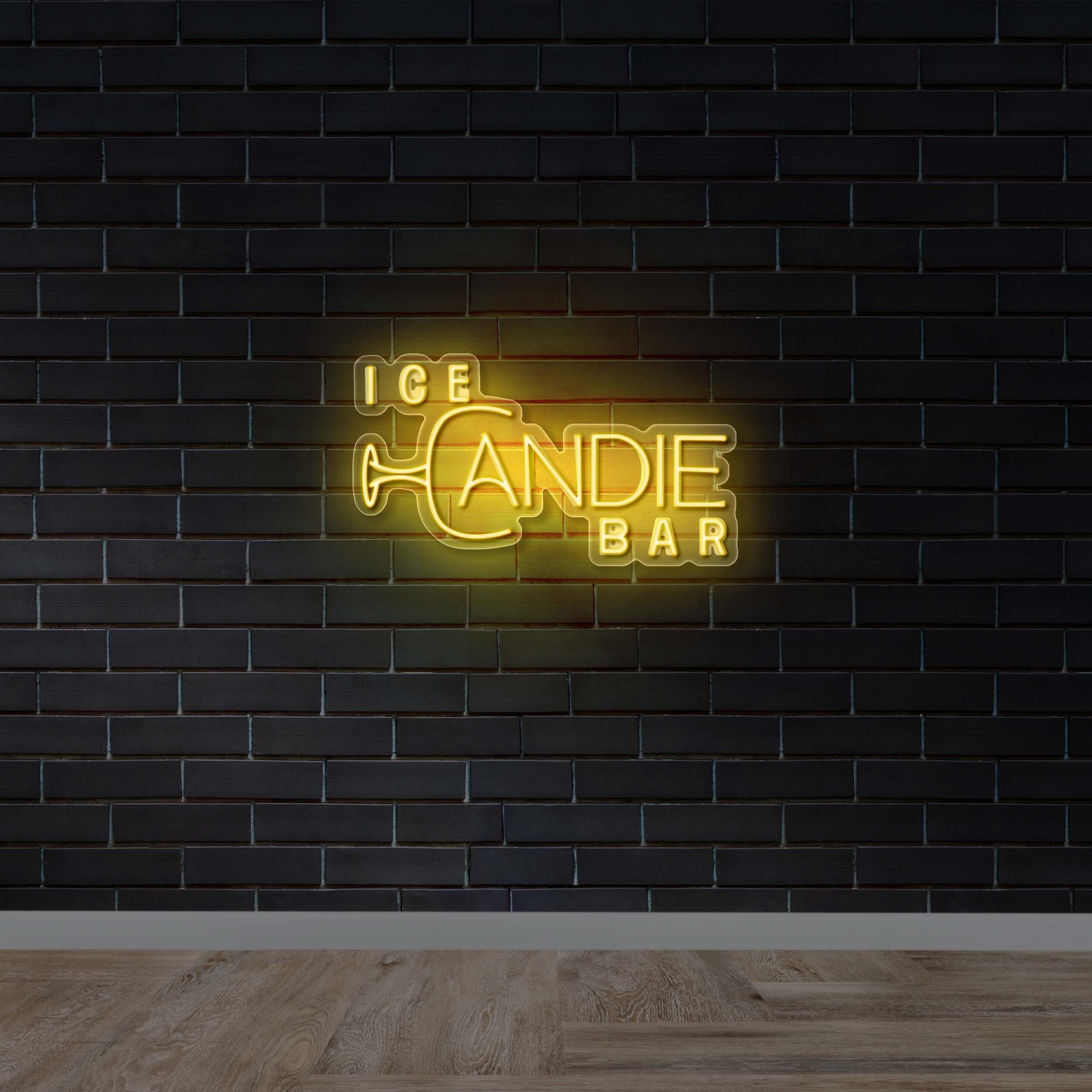 Ice Candie Bar - Premium Neon Artwork