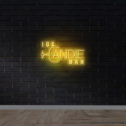 Ice Candie Bar - Premium Neon Artwork