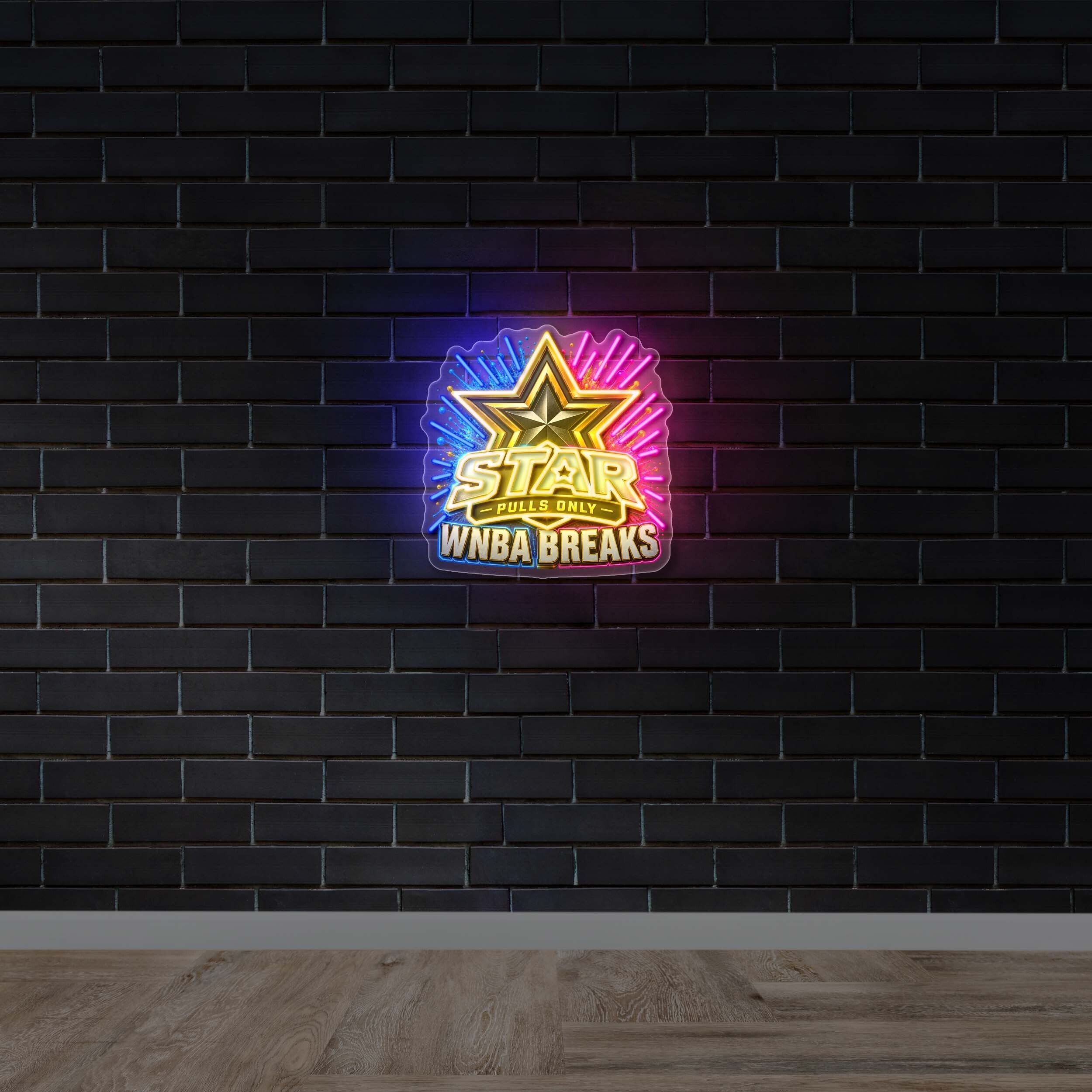 STAR WNBA BREAKS - Premium Neon Artwork