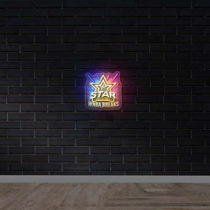 STAR WNBA BREAKS - Premium Neon Artwork