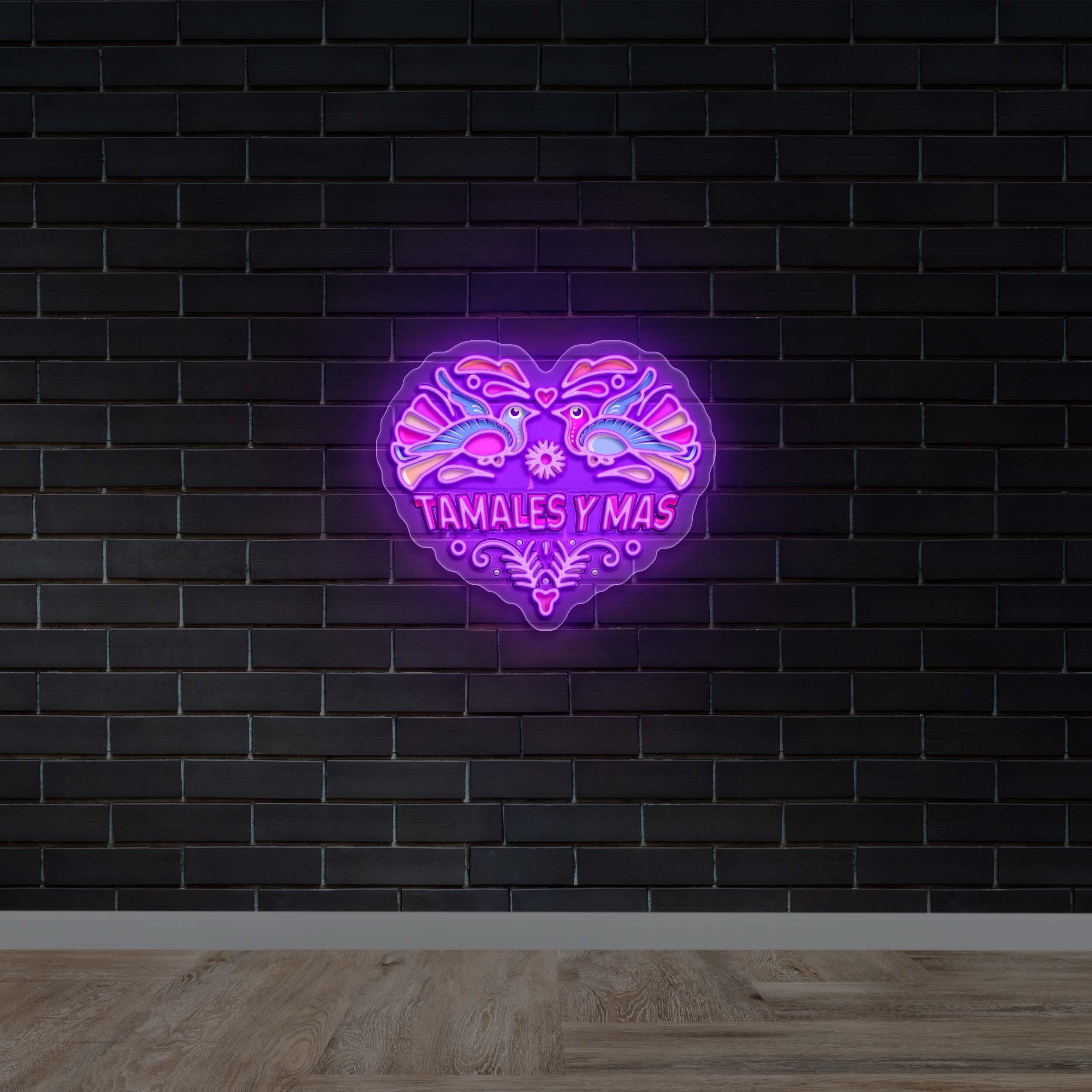TAMALES Y MAS - Premium Neon Artwork