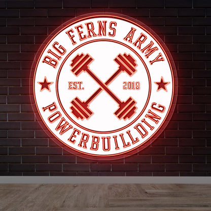 Big Ferns Army - Premium Neon Artwork