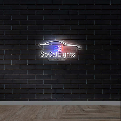 E31 SoCal Eights - Premium Neon Artwork