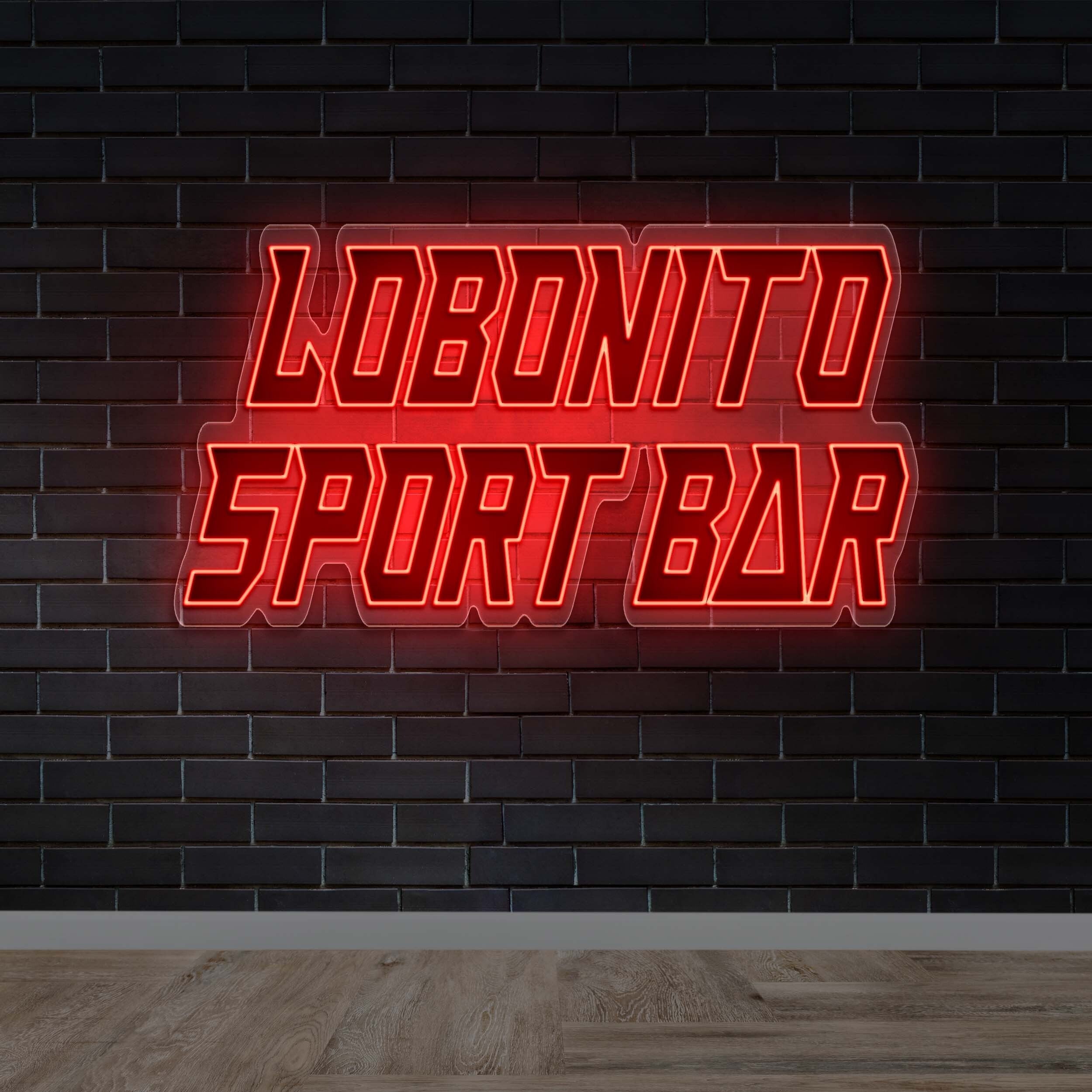Lobonito Sport Bar - Premium Neon Artwork