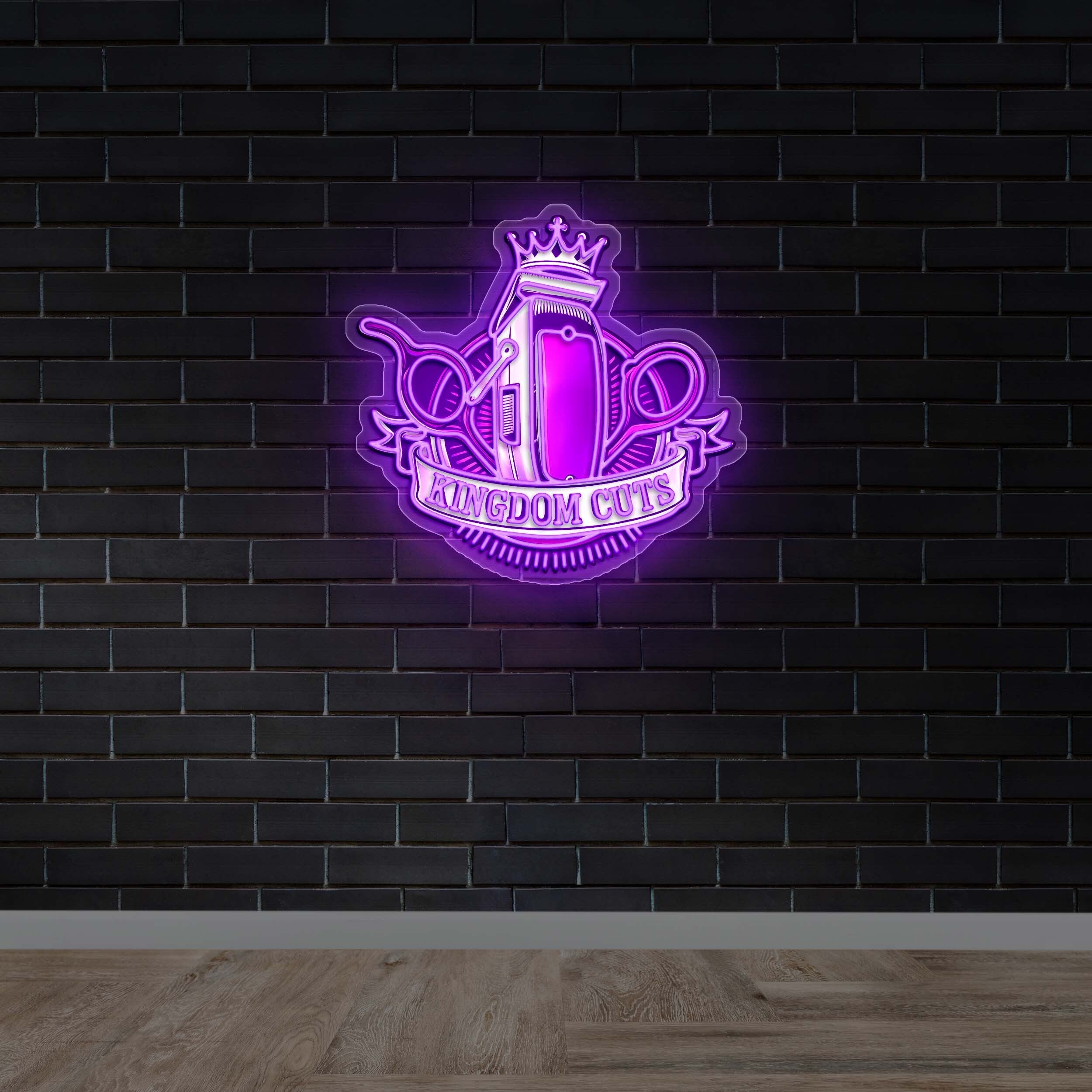 Kingdom Cuts - Premium Neon Artwork