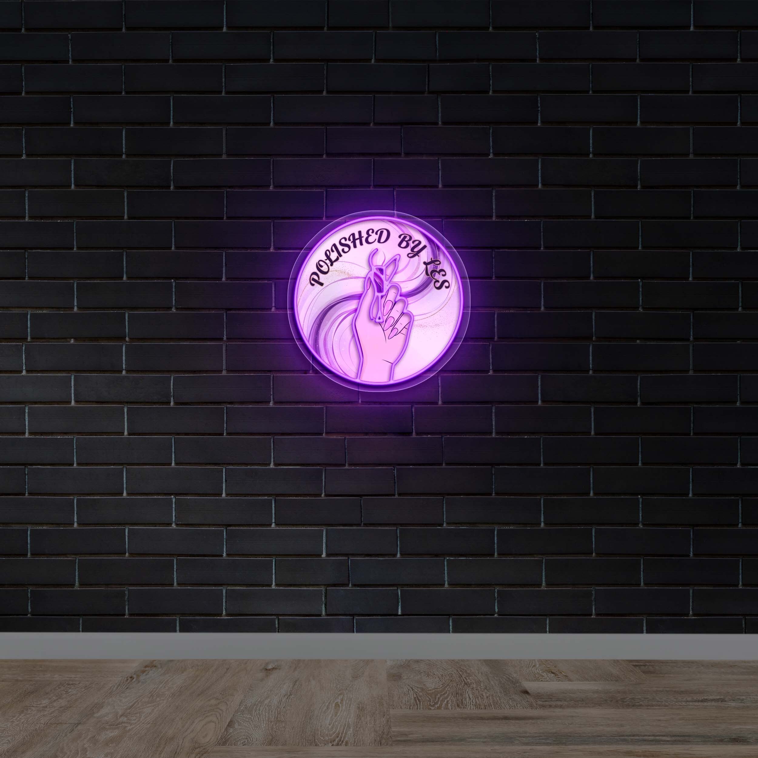 POLISHED BY LES - Premium Neon Artwork