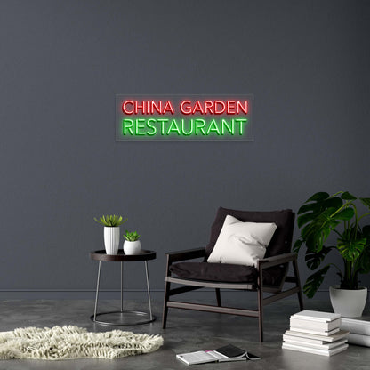 CHINA GARDEN RESTAURANT - Premium Neon Artwork