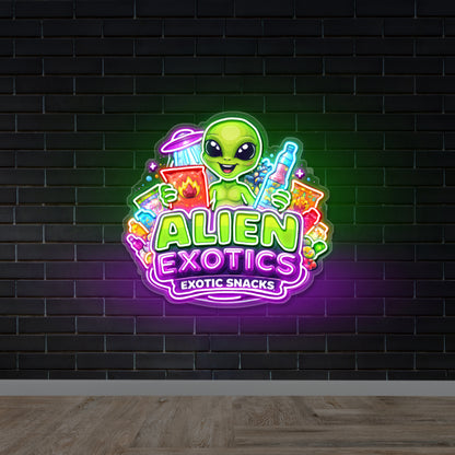 Alien Exotics - Premium Neon Artwork