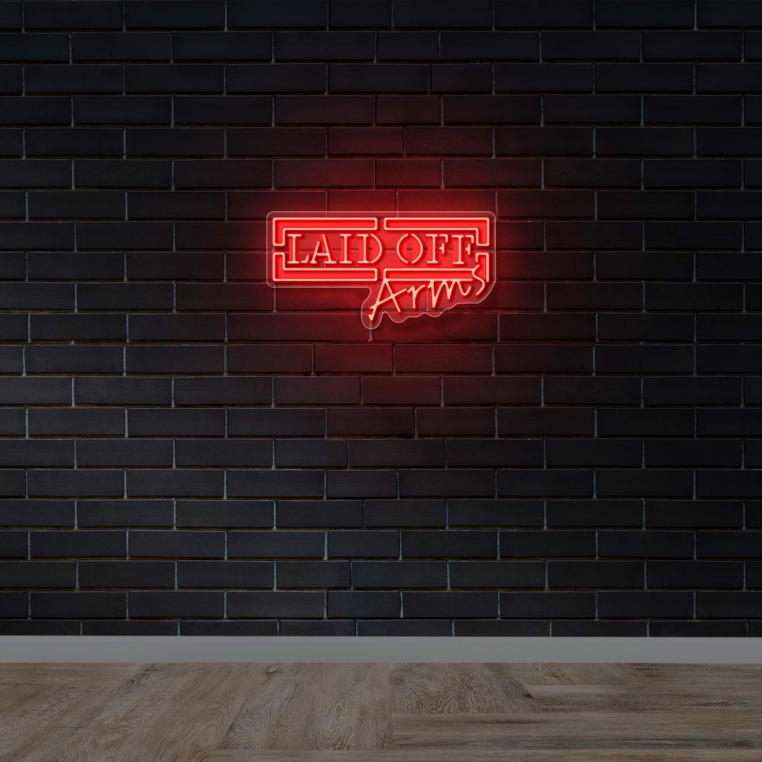 Laid Off Arms | Single Tubing – Premium Neon Artwork
