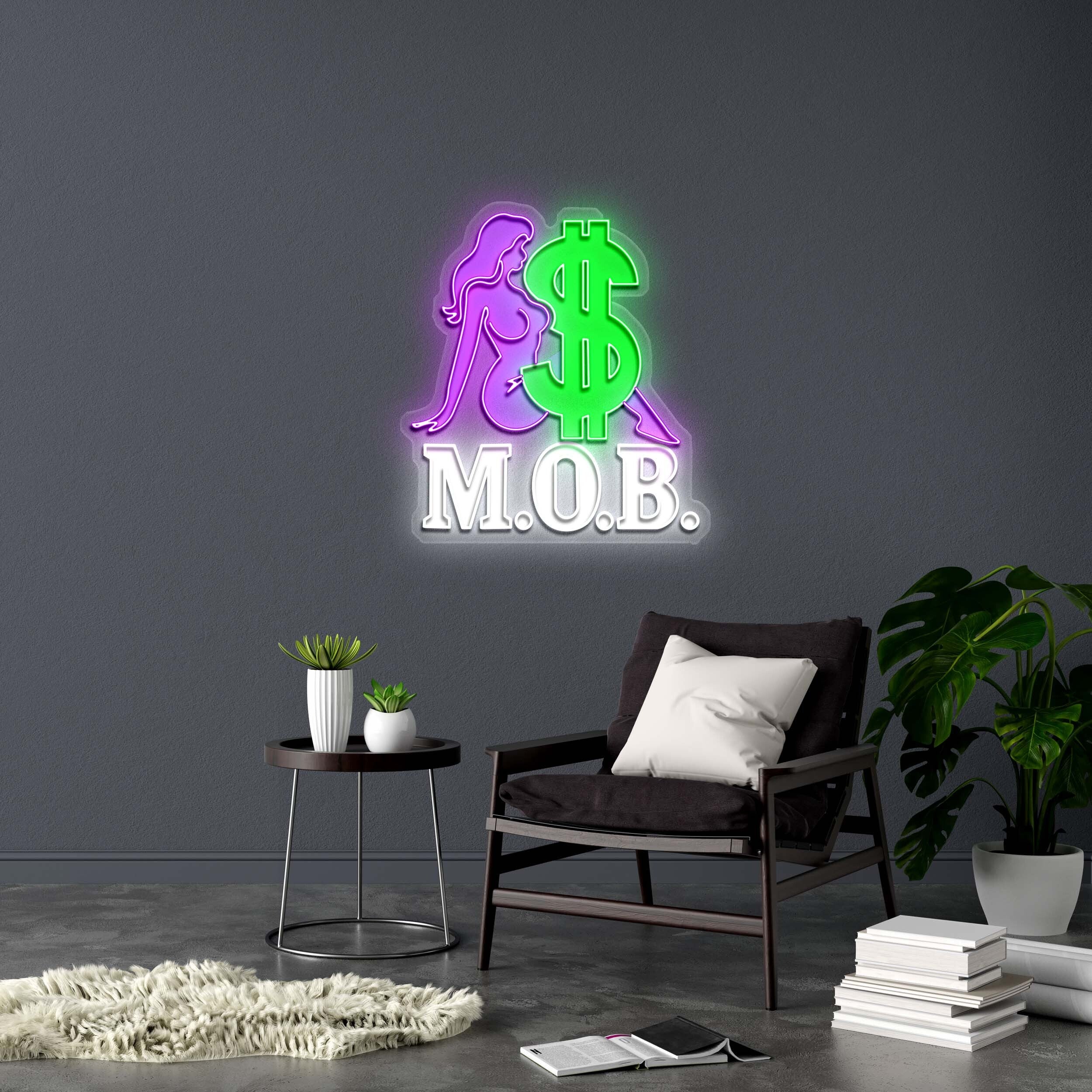 M.O.B -  Premium Neon Artwork