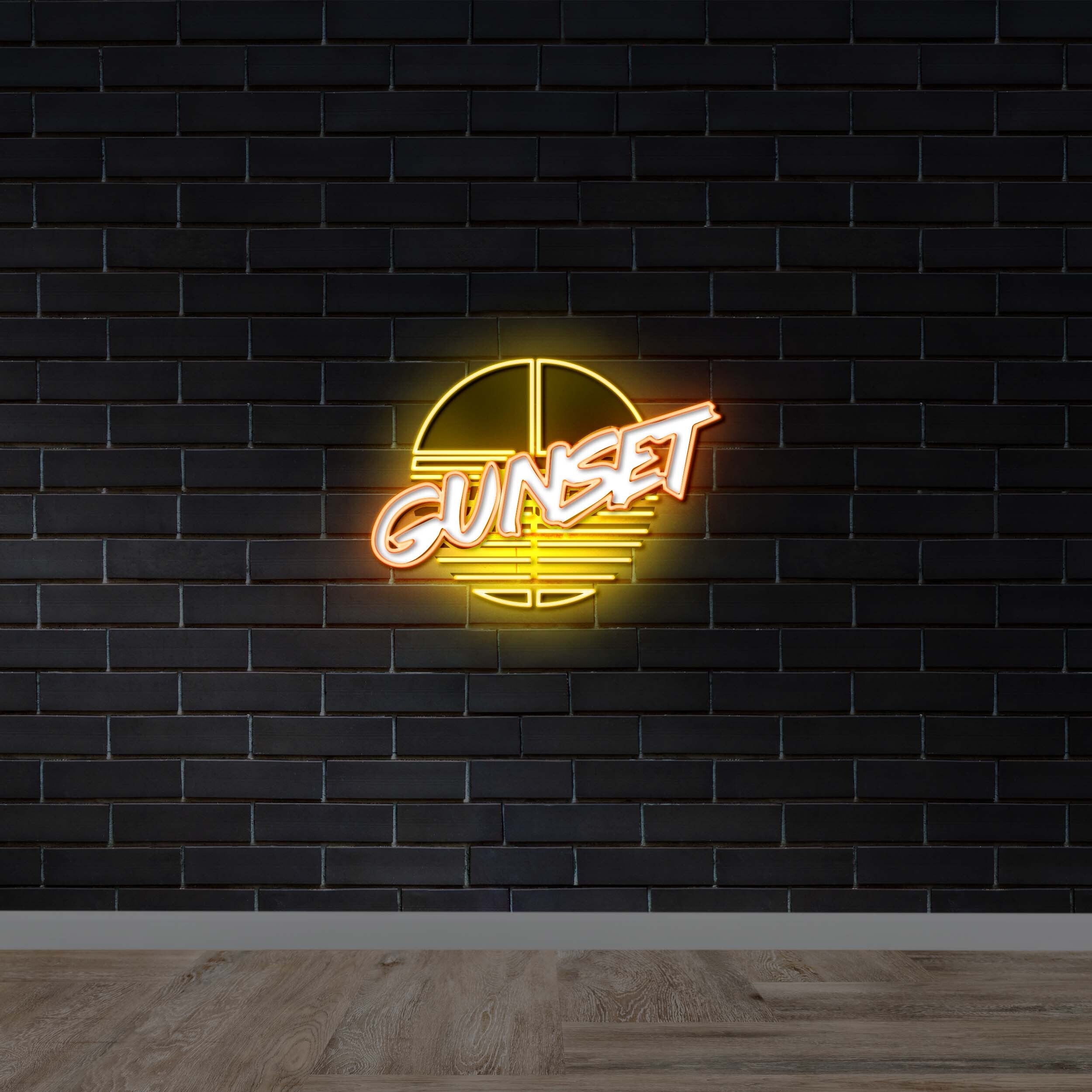 GUNSET - Premium Neon Artwork