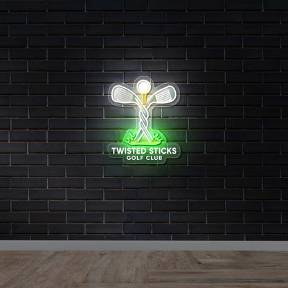Twisted Sticks Golf Club – Premium Neon Artwork