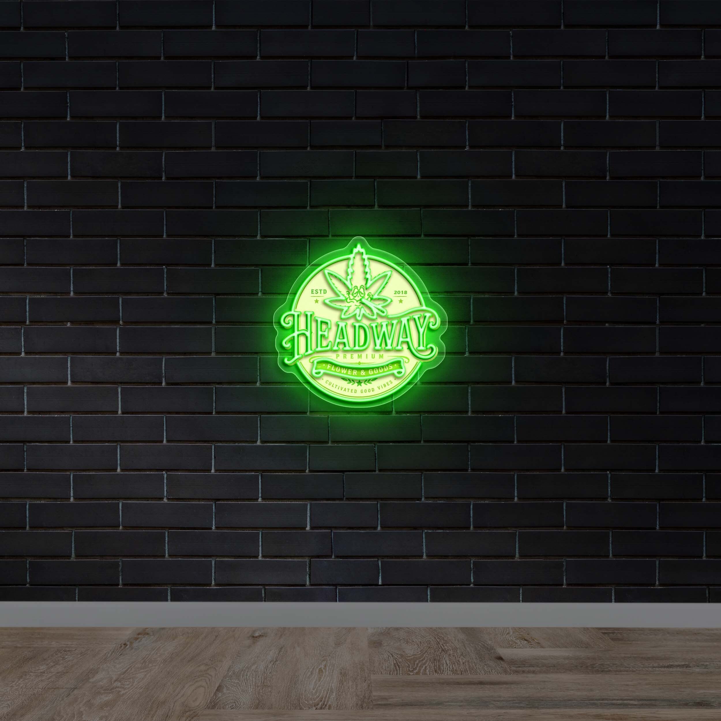 Headway - Premium Neon Artwork