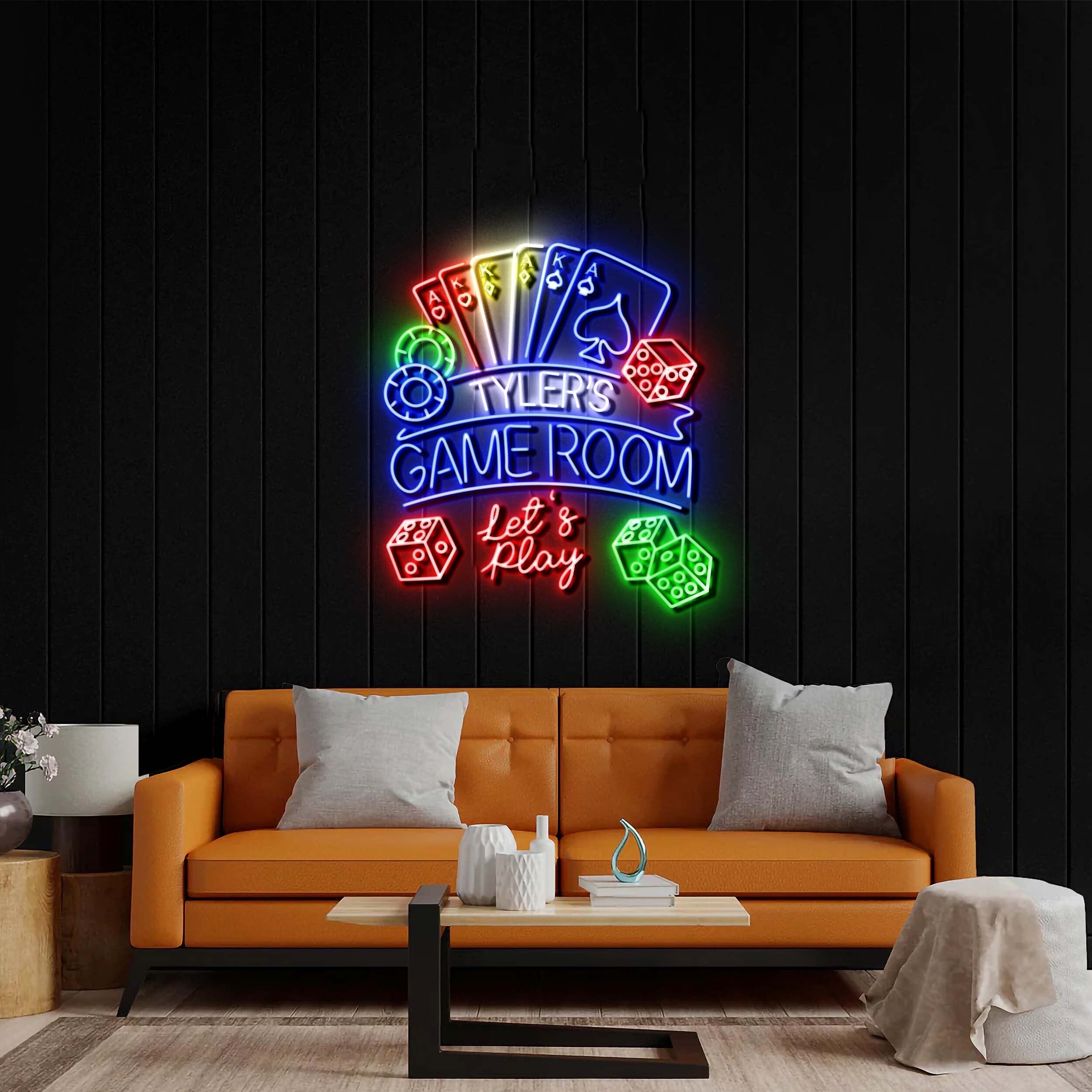 Tyler's Game Room - Premium Neon Artwork