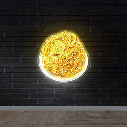 Curly fries - Premium Neon Artwork