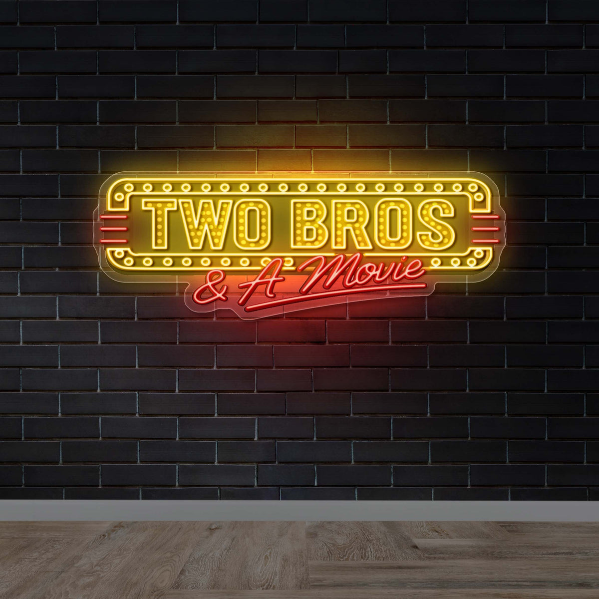 Two Bros - Premium Neon Artwork