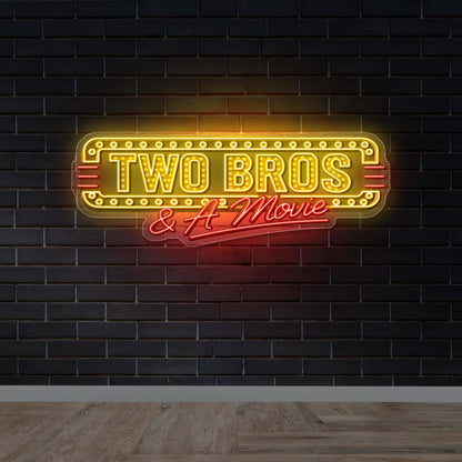 Two Bros - Premium Neon Artwork